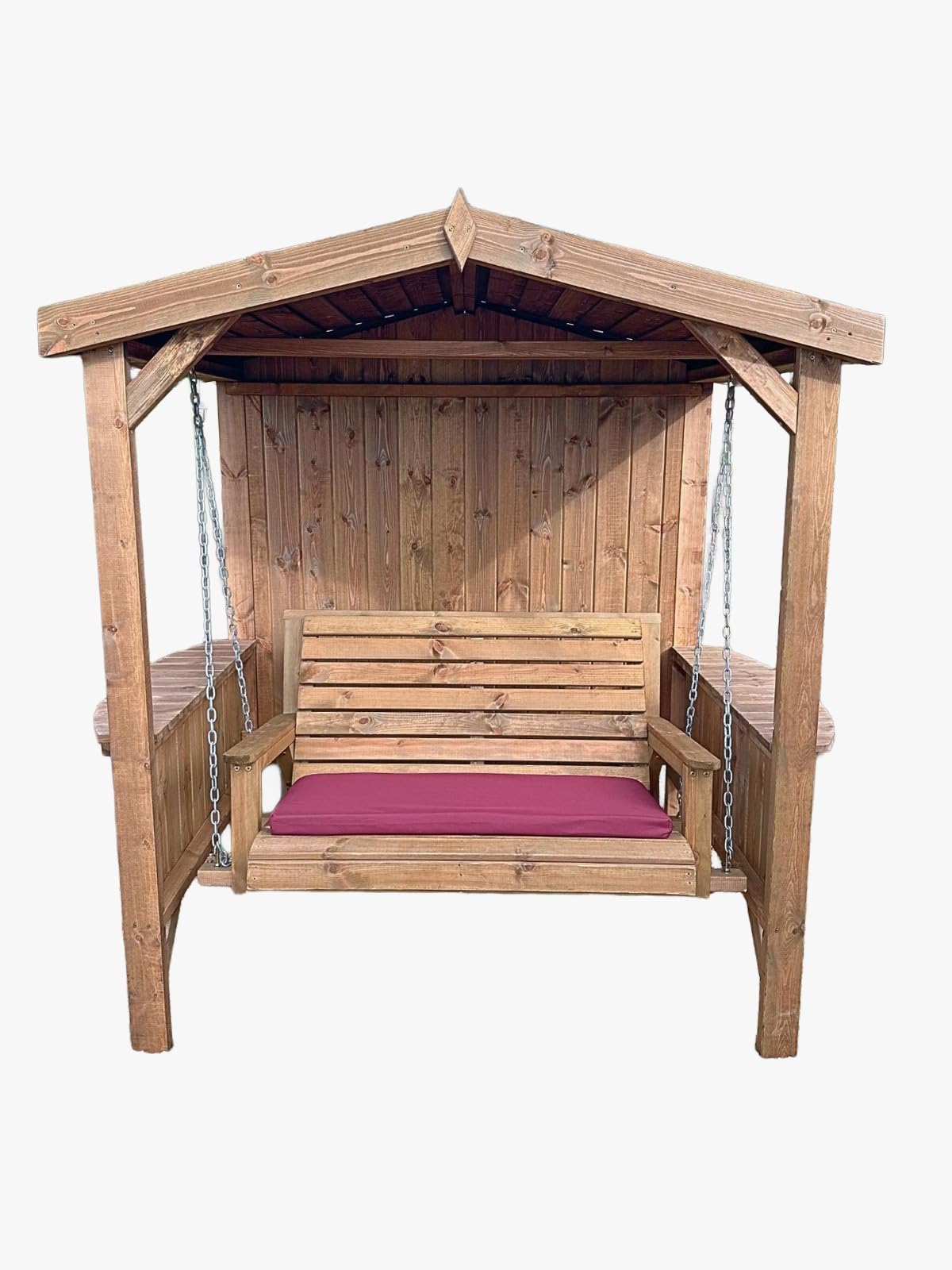 STAFFORDSHIRE OUTDOOR FURNITURE LTD Wooden Garden Swing Seat with Frame
